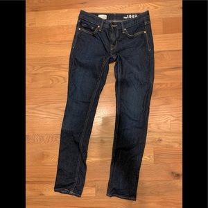 Gap 1969 dark blue real straight jean
